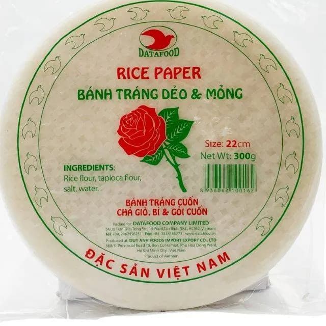 Bánh Tráng Dẻo & Mỏng Size 22cm DataFood 300g