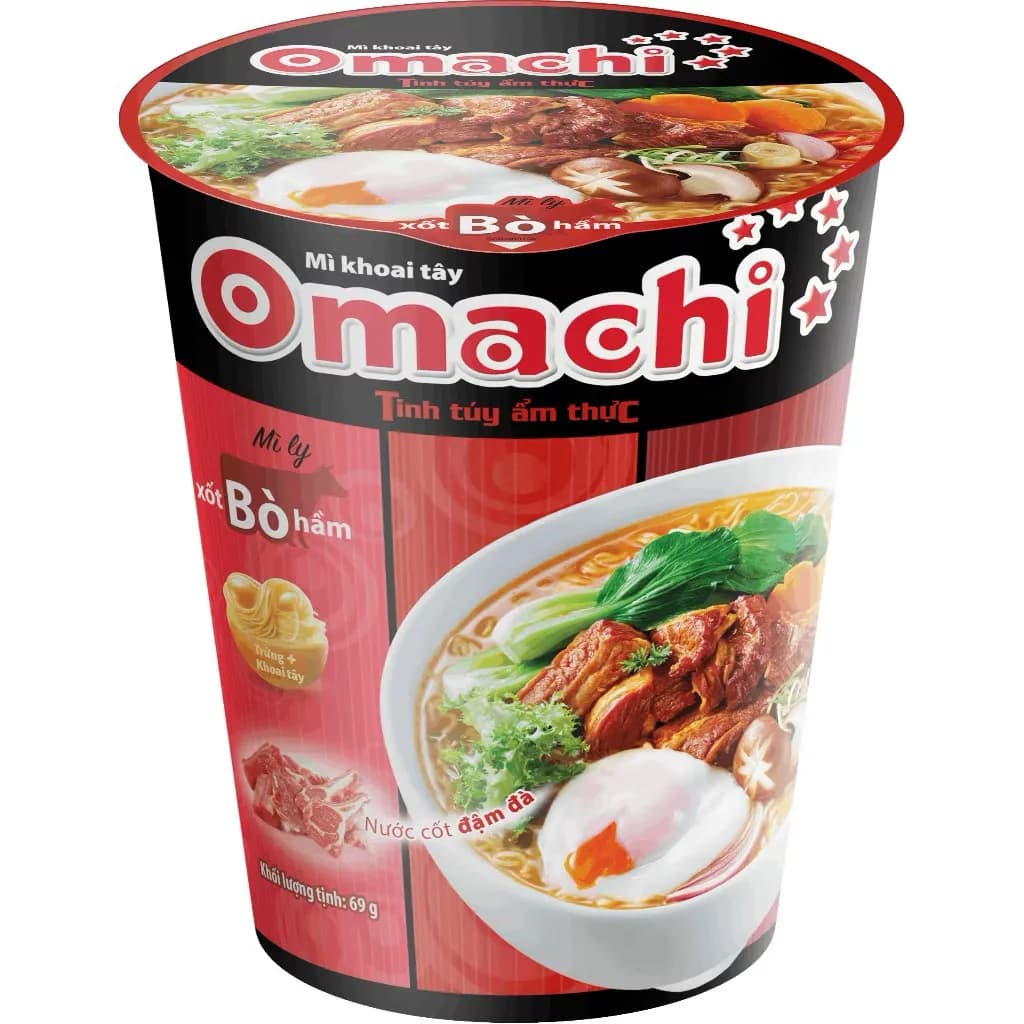 Mỳ Omachi Xốt Bò Hầm