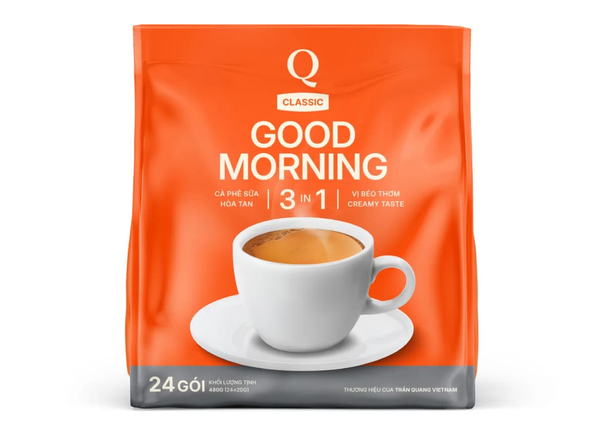 Cà Phê Sữa Hoà Tan Good Moring 480g(24 gói x 20g)
