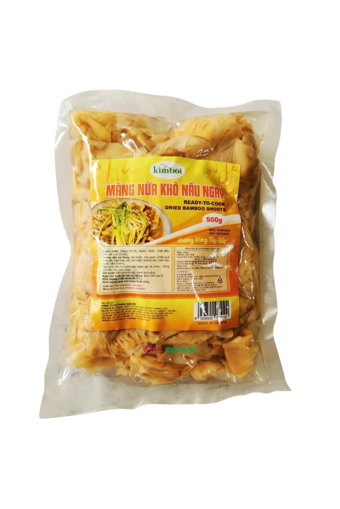 Măng Nứa Khô Nấu Ngay Kim Bôi 500g
