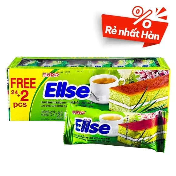 Bánh Bông Lan Lá Dứa Ellse